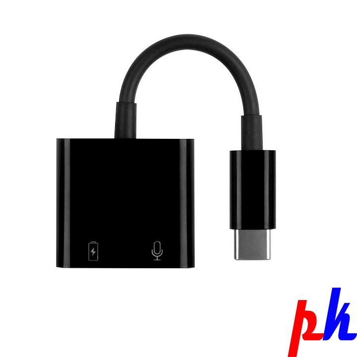 Jack chuyển type C sang 3.5 kèm sạc Realtek TC06