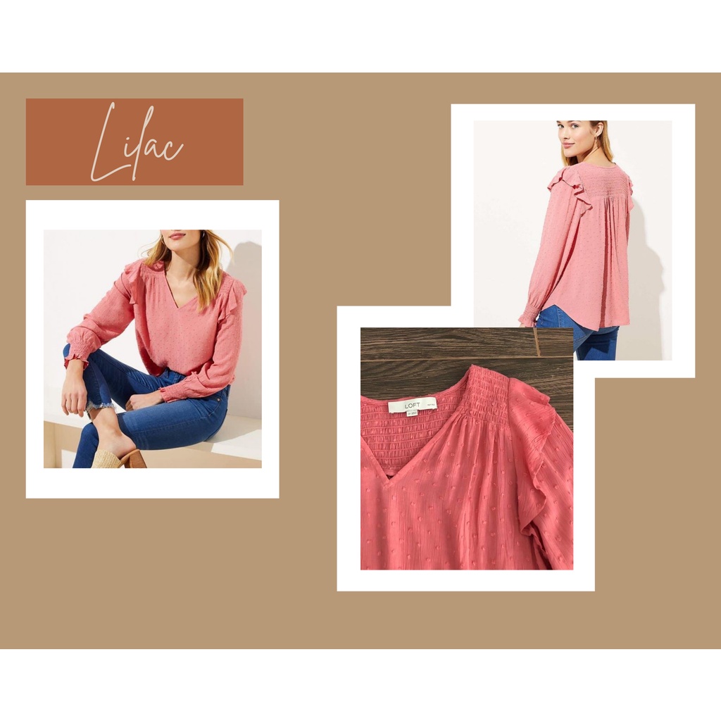 Áo Loft Bèo Vai Hồng - LILAC