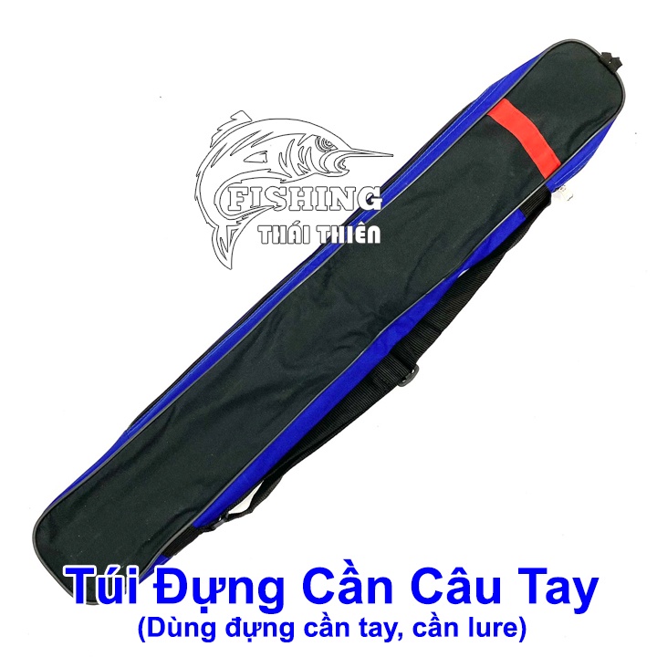 Túi Đựng Cần Câu Cá, Bao Cần Tay Coastline Xanh Đen  Cao Cấp Siêu Bền 75cm, 120cm Có Chống Thấm