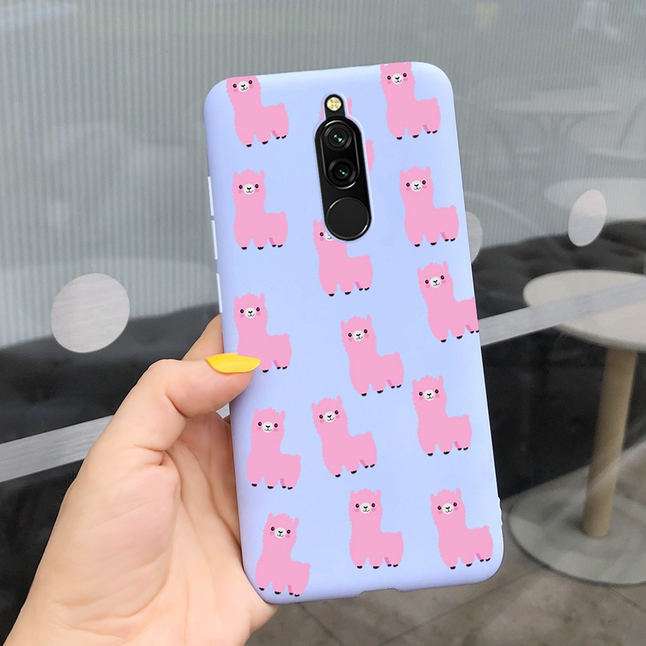 Ốp điện thoại tpu dẻo họa tiết hoạt hình dễ thương cho Xiaomi Redmi 8 8a Note 8 Pro