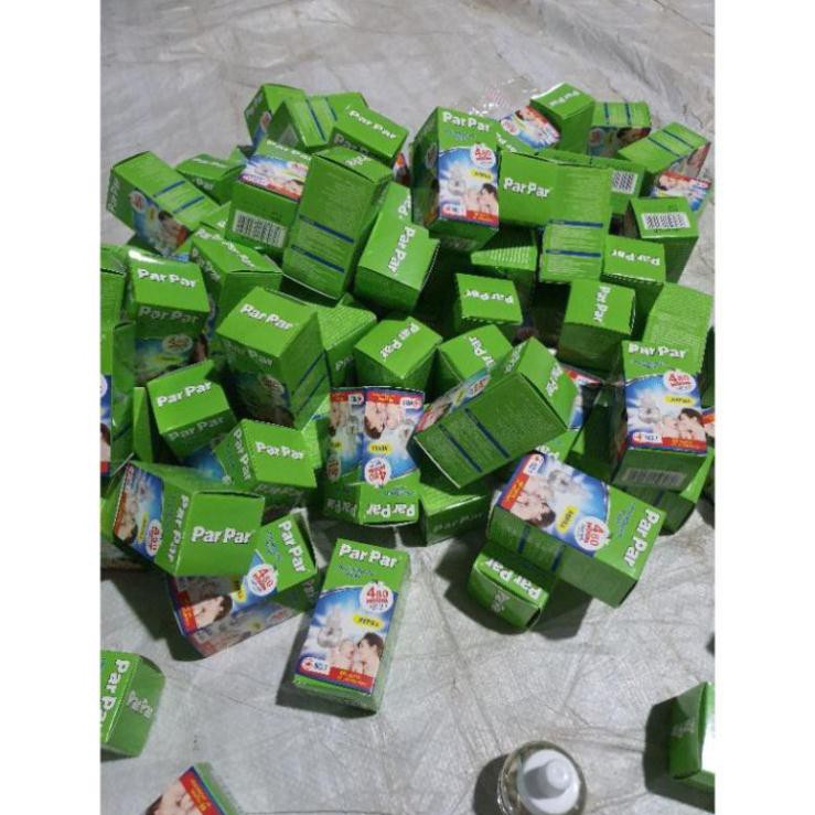 TINH DẦU ĐUỔI MUỖI PARPAR VỎ MÀU XANH DÙNG TRONG 480H KHÔNG ĐỘC HẠI (giá sỉ)