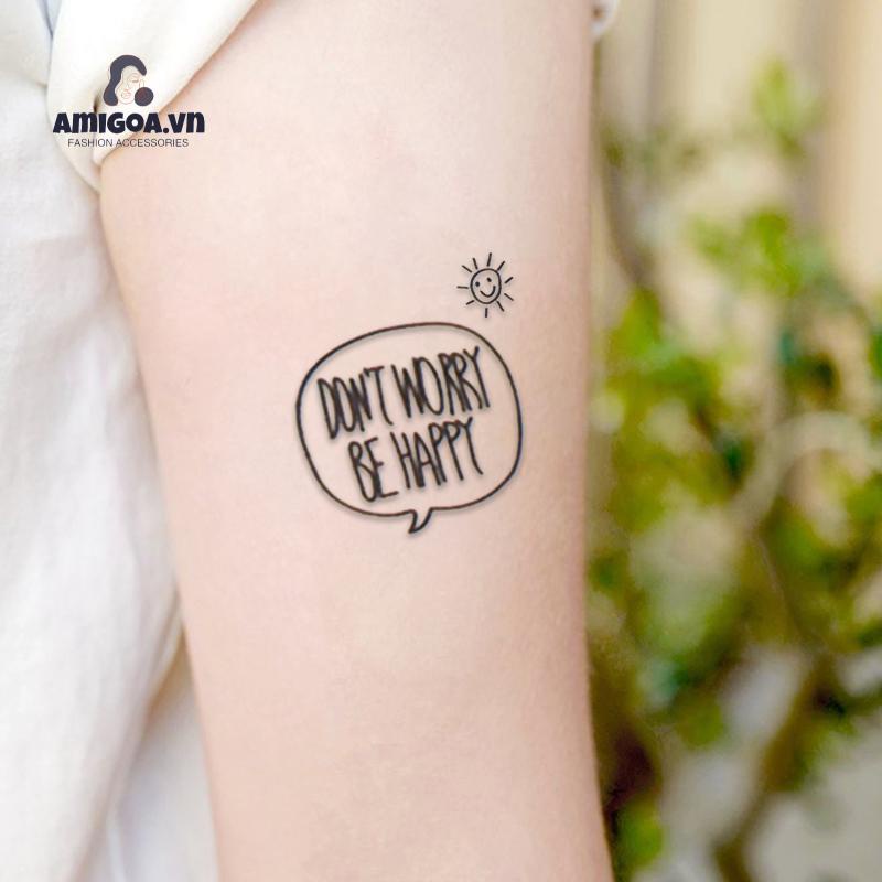 ✨✨Hình xăm mini cá tính DIY phong cách