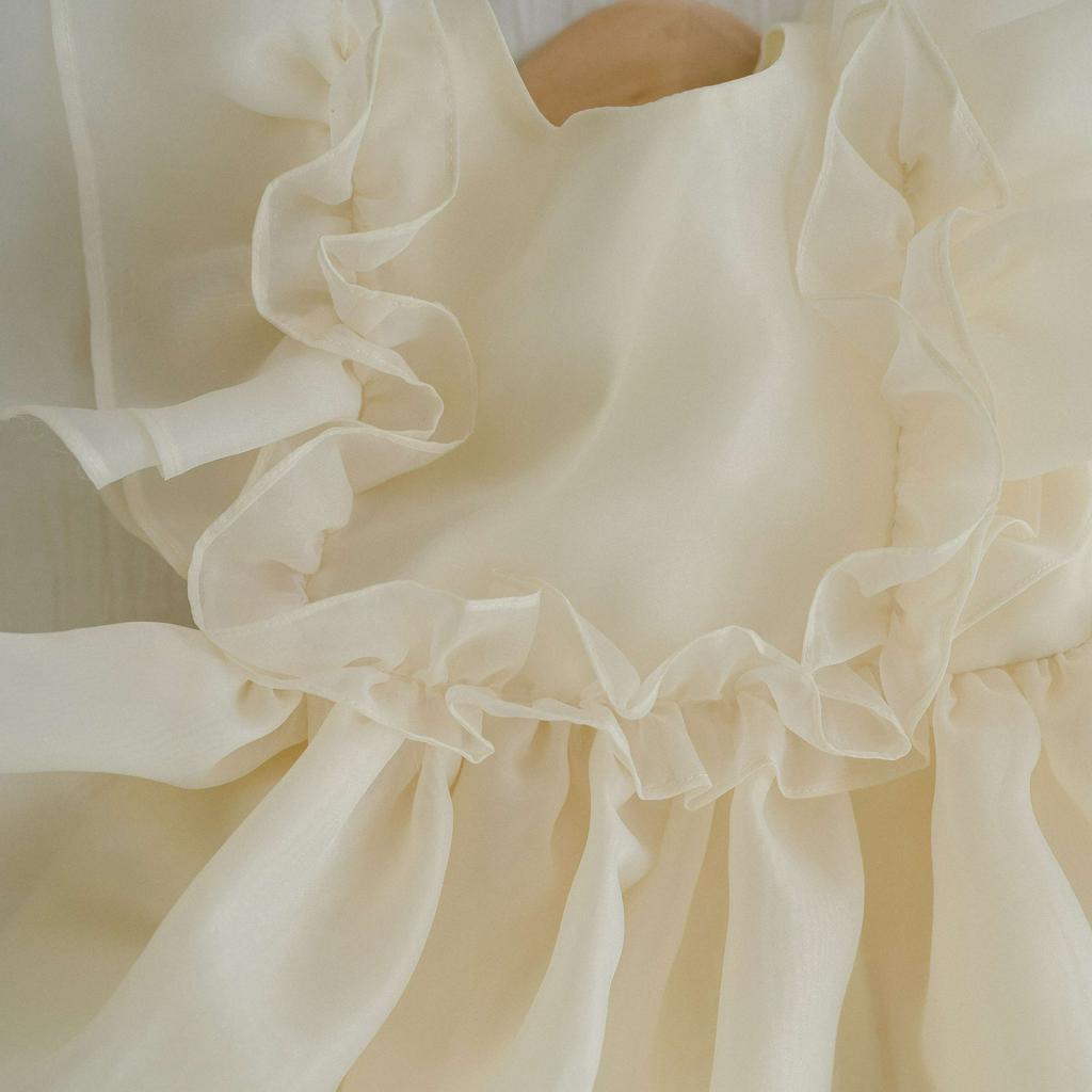 Váy xinh cho bé gái Clarina Dress chất liệu organza cao cấp lót lụa bồng xòe đáng yêu