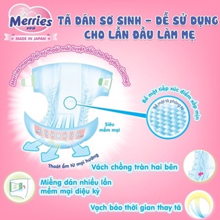 Tã/bỉm quần Merries đủ Size (S, M, L, Xl, XXL)