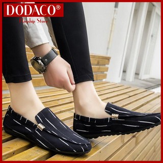 Xả hàng - Giày lười nam giày mọi nam giày nam đẹp giá rẻ 2020 DODACO DDC3191 A07