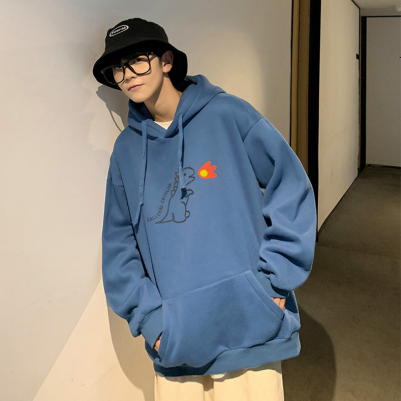 Áo hoodie dáng rộng phối túi kangaroo dành cho cặp đôi | BigBuy360 - bigbuy360.vn