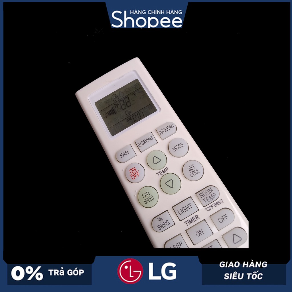 Điều khiển điều hòa LG 2 chiều dài Jet Cool