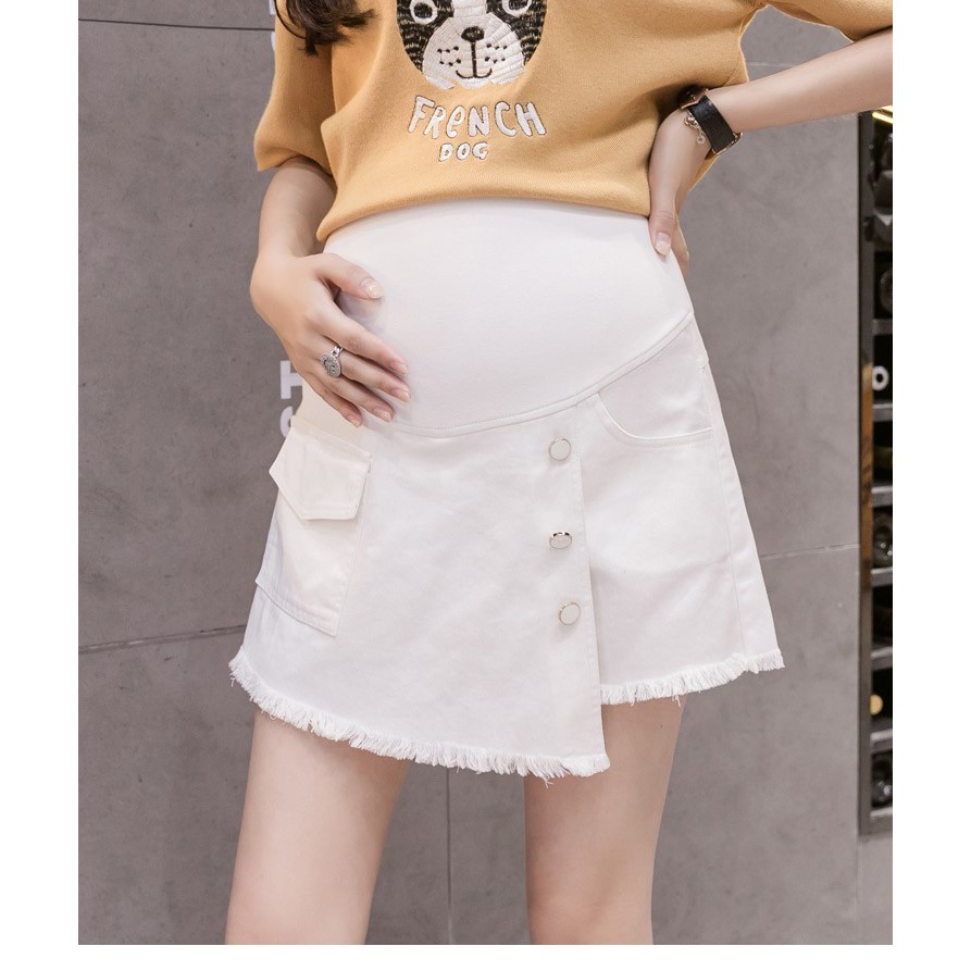 Chân Váy Bầu Jean Mềm CVB65