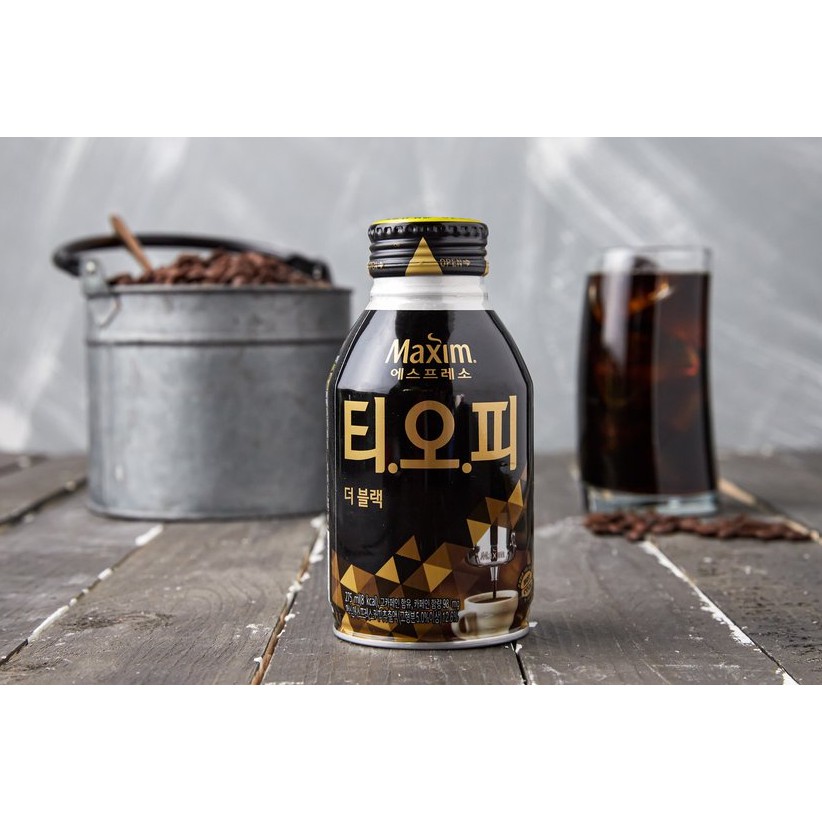 CÀ PHÊ TOP ĐEN 275ML -  맥심TOP 더 블랙 275ML
