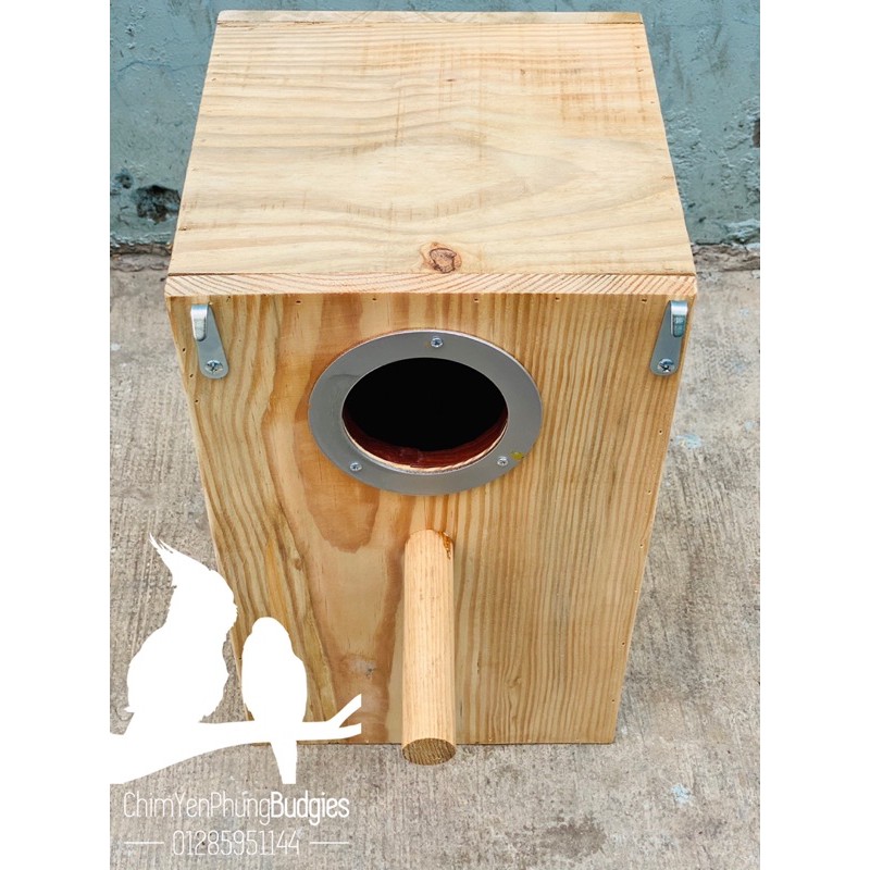 TỔ ĐẺ VẸT SUNCONURE (có niềng lỗ, móc treo, lõm gom trứng) CHẤT LIỆU THÔNG NHẬP KHẨU.