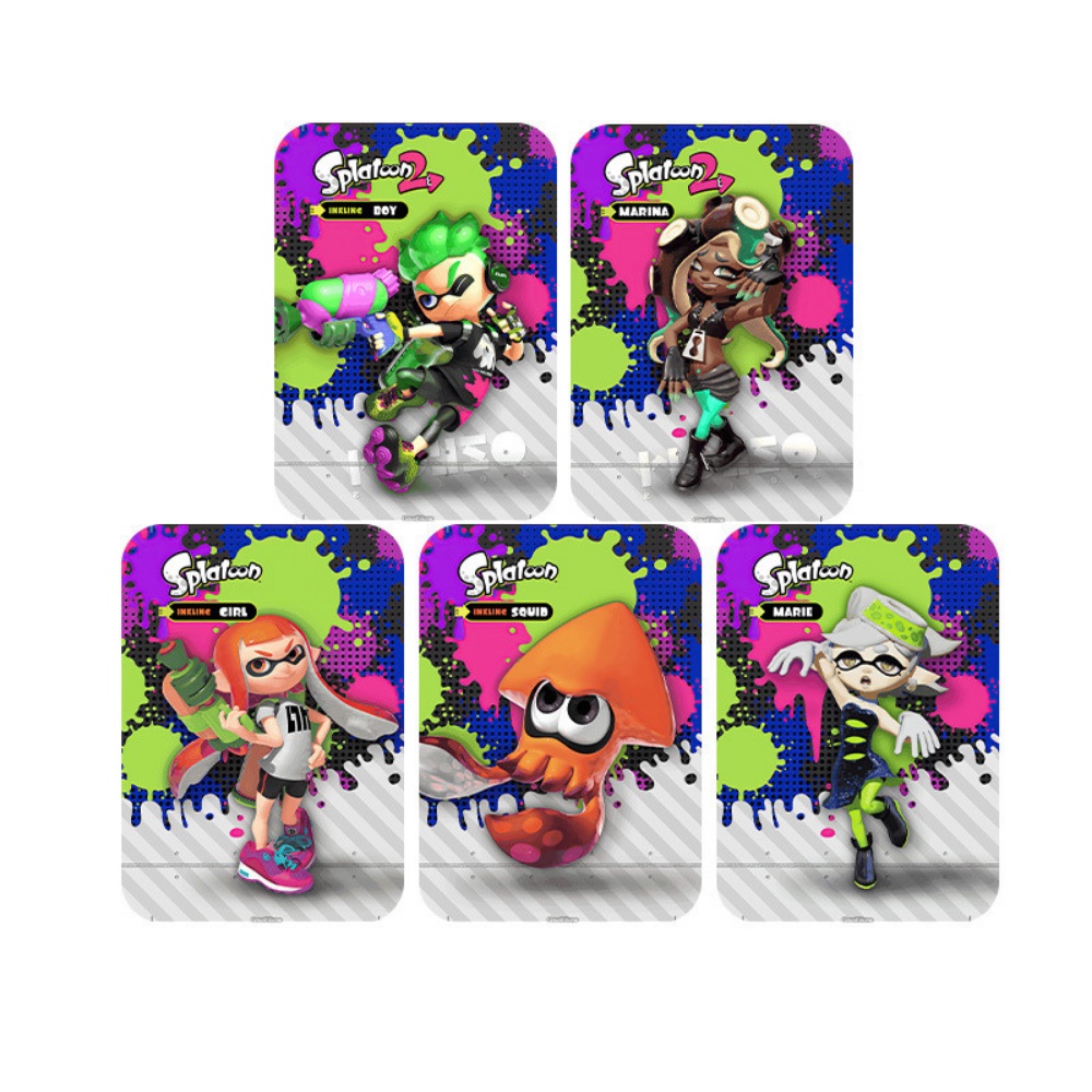 Set 17 Thẻ Game Bắn Chéo NFC Amiibo 3DS 3 2 1 Cho NS Switch WiiU