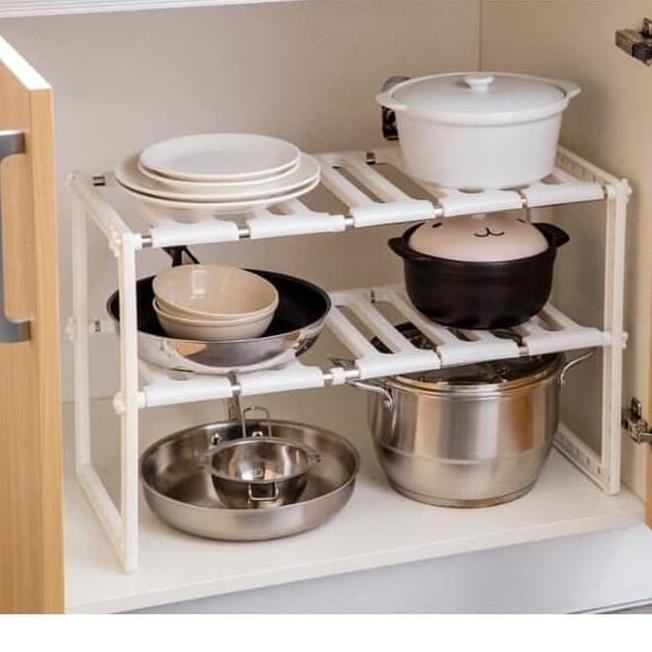 Kệ Để Giày 2 Tầng Đa Năng Tiện Dụng Cho Nhà Bếp | BigBuy360 - bigbuy360.vn