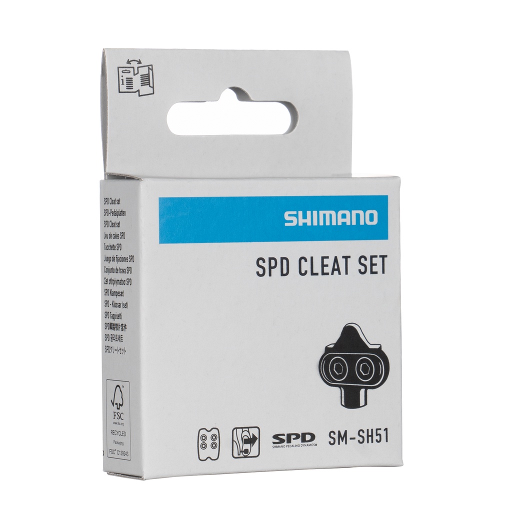 Bộ Bàn Đạp Shimano SPD Chuyên Dụng Cho Xe Đạp Leo Núi SM-SH51 SM-SH56