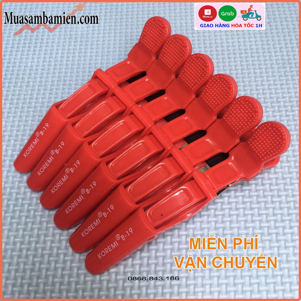 Kẹp vịt chia tóc, hỗ trợ quá trình tạo kiểu tóc, cắt tóc, làm tóc dễ dàng hơn