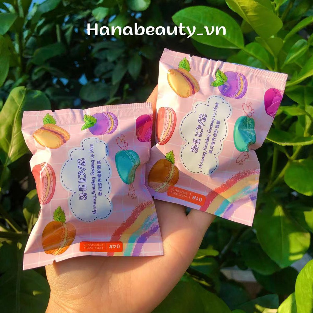 Ủ MÔI DƯỠNG MÔI SHE LOVES Dưỡng Môi Cấp Ẩm Làm Hồng Giảm Nếp Nhăn Nội Địa Trung