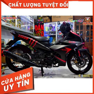 Tem Xe Exciter 150 Đỏ Đen Nhám