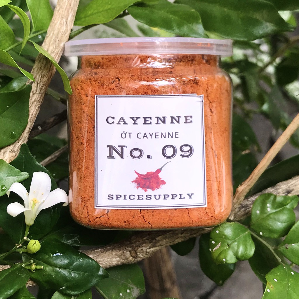 100g Cayenne pepper - bột Ớt chỉ thiên hũ 70g siêu cay nhập khẩu Gia Vị healthy giảm cân meal plan fitness
