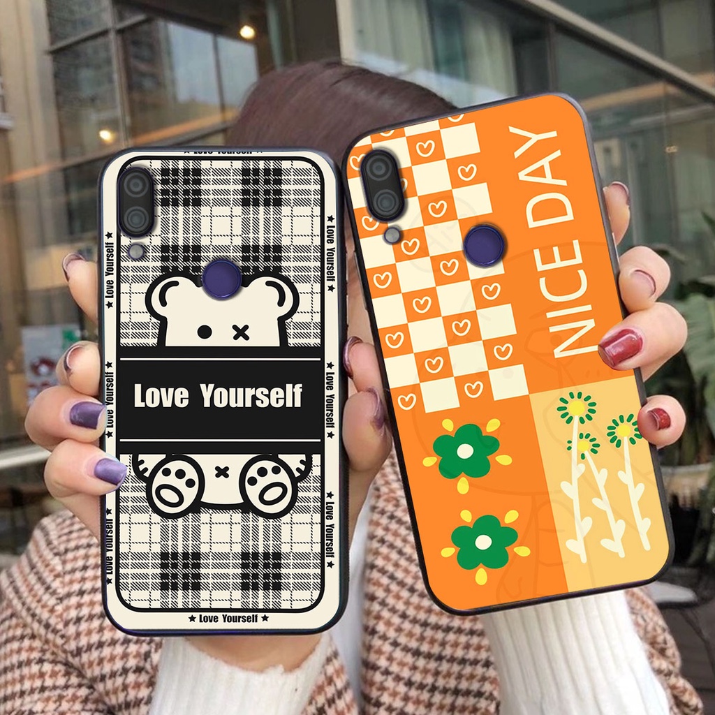 Ốp lưng Xiaomi REDMI NOTE 7 happy day, gấu bear dễ thương - BỀN - ĐẸP -BAO GIÁ TOÀN THỊ TRƯỜNG