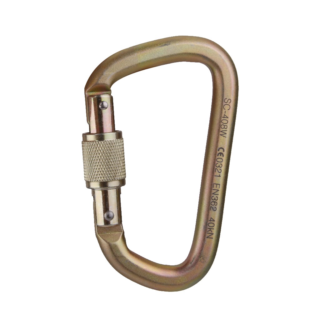 Móc Khóa Carabiner 40KN D Chuyên Dụng Cho Leo Núi