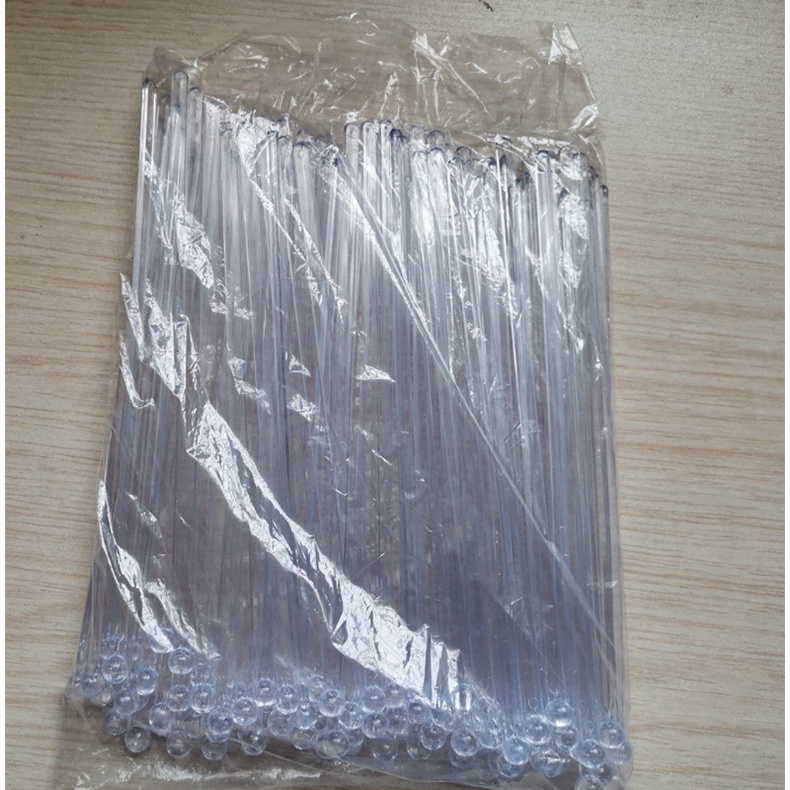 Set 100 Que Khuấy Nhựa Dùng Một Lần Tiện Dụng