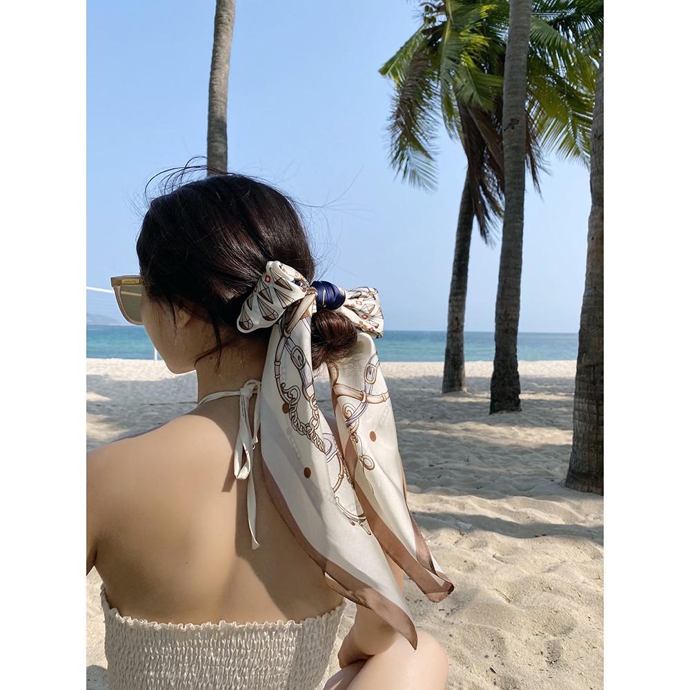Khăn choàng cổ A-90cm (35.4x35.4inch) phong cách Hồi Giáo sang trọng Wj1006
