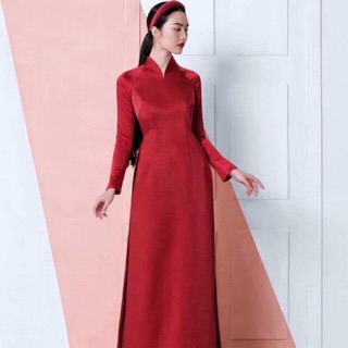 Vải lụa nhung. Đỏ. Hàng đẹp