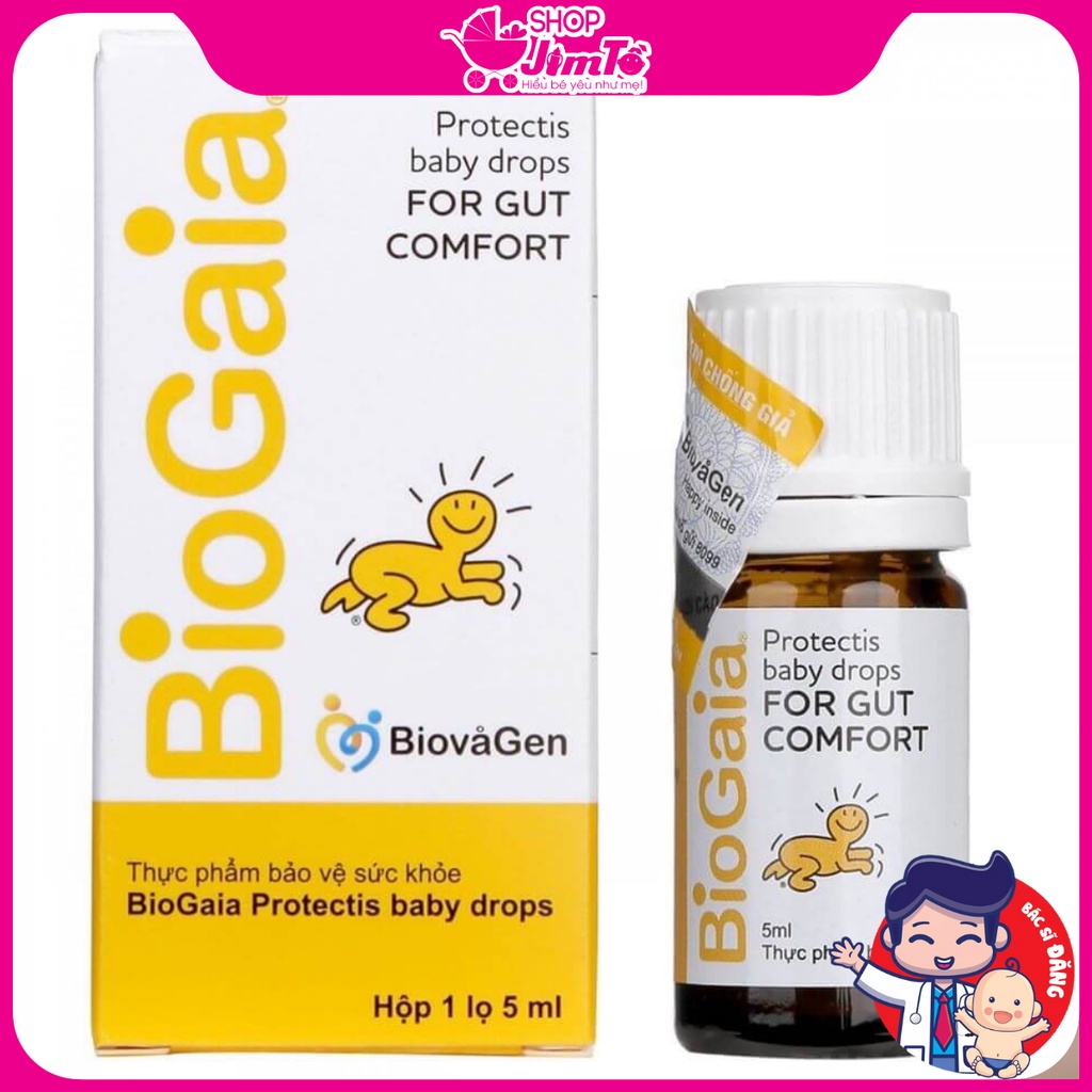 Men Vi Sinh BioGaia Protectis Nhập Khẩu Hỗ Trợ Tiêu Hoá Hạn chế Nôn Trớ, Khóc Dạ Đề Lọ 5ml