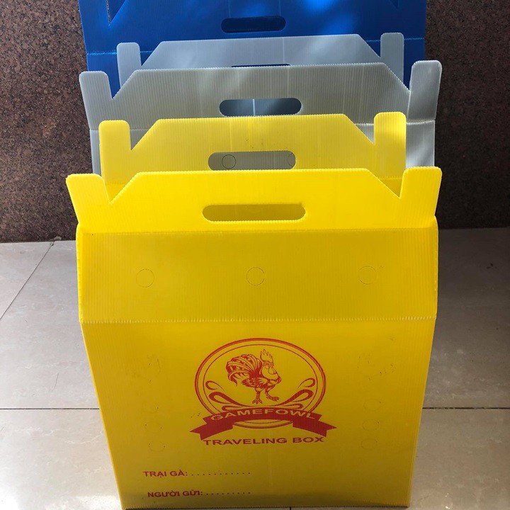 Thùng Cho Gà Ngủ, Di Chuyển Bằng Nhựa Dẻo Cao Cấp - Có 3 Kích Thước