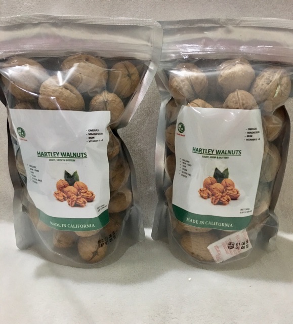 500g Quả óc chó Hartley nhập khẩu Mỹ date mới