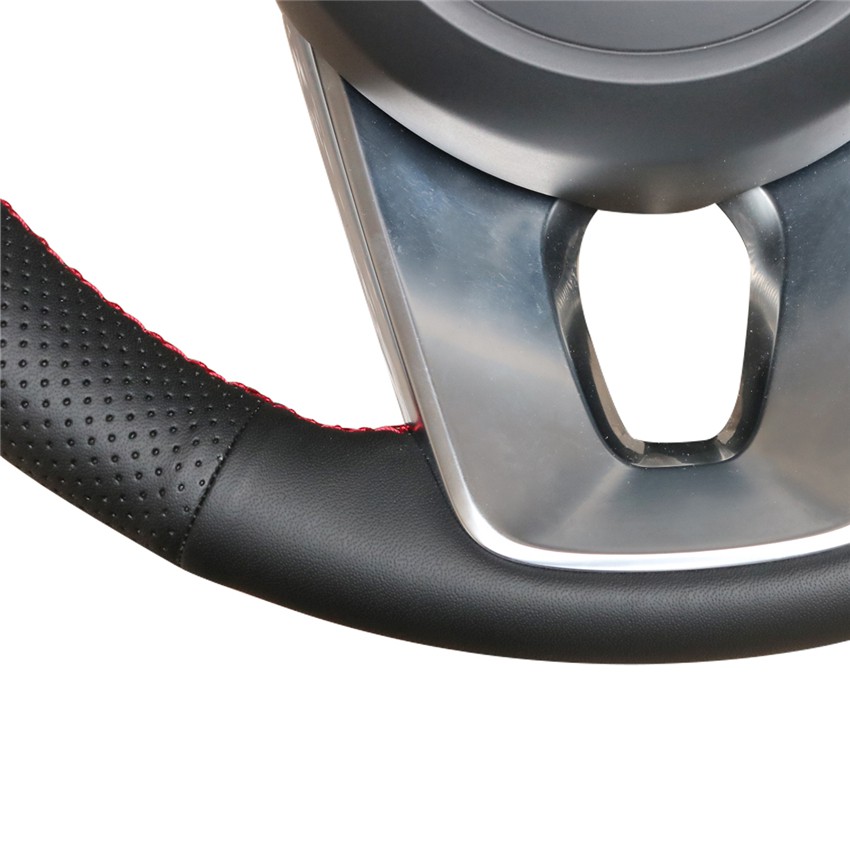 Bọc vô lăng xe Kia Cerato, Kia K5 2019, Kia Seltos Delux bằng da nappa cao cấp