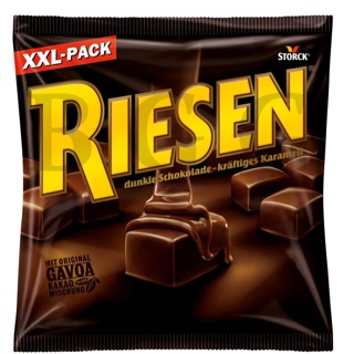 Kẹo riesen dark chocolate 377gr đức