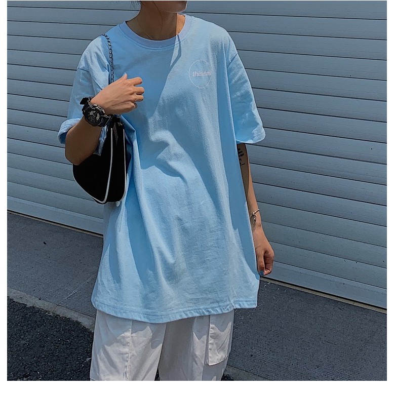 Áo thun tay lỡ  Thisisme  phông Unisex nam nữ tee oversize form rộng pull Ulzzang Streetwear Hàn Quốc vải mềm