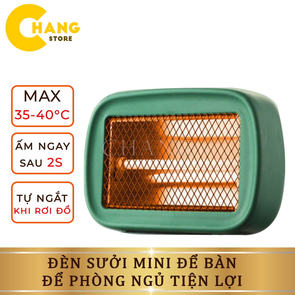 Đèn Sưởi Mini Làm Ấm Để Bàn Để Phòng Ngủ, Bàn Làm Việc Tiện Lợi