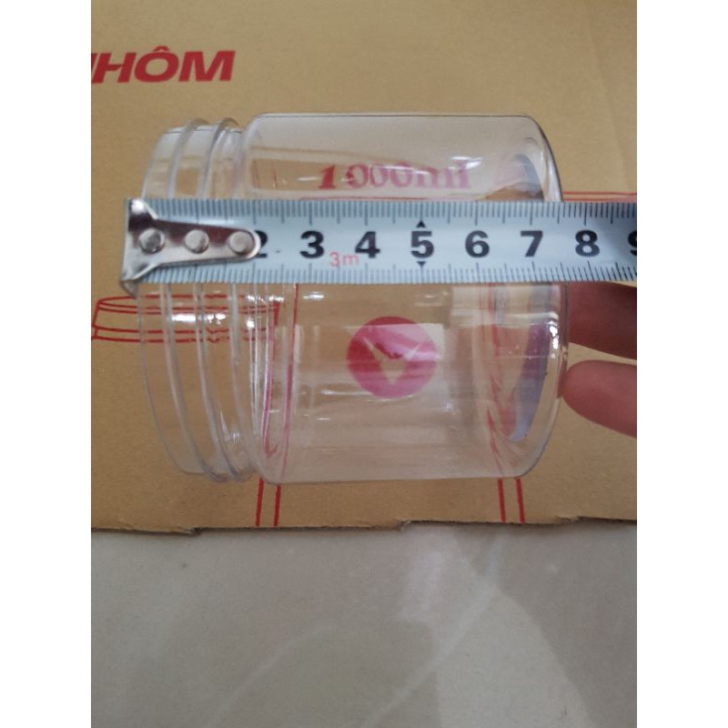 Hủ PET vặn 400ML 9x8,5cm kèm seal hoặc lót nhựa | BigBuy360 - bigbuy360.vn