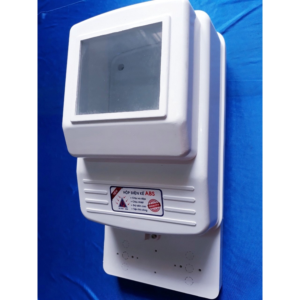 Hộp điện kế công tơ điện tủ điện ngoài trời nhựa ABS cao cấp 37x19x16.5cm