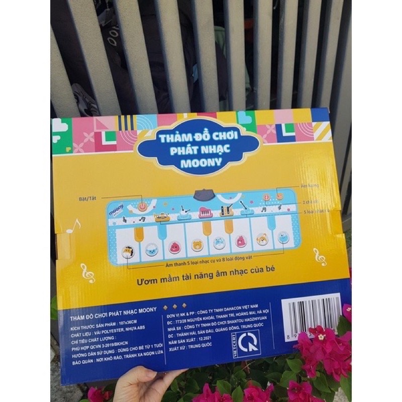 Thảm đồ chơi phát nhạc Moony