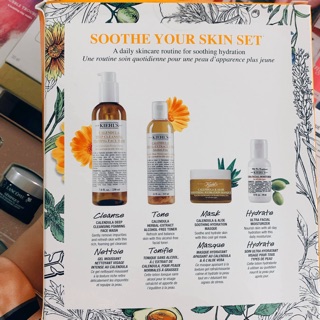[Order 30 ngày] Set Kiehls Soothe your skin hoa cúc
