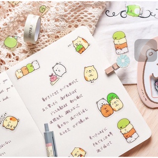Gói sticker thú 50 PC cute,dễ thương