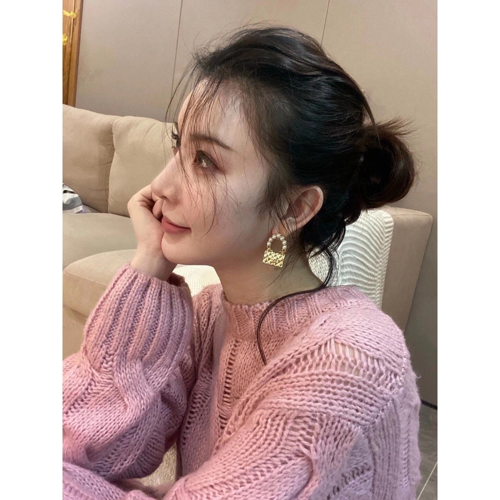 Bông Tai Mạ BạC 925 DạNg TròN Xinh XắN