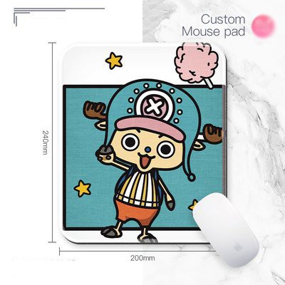 Miếng di chuột in hình ONE PIECE mẫu LUFFY VÀ CHOPPER Đảo Hải Tặc anime chibi miếng kê chuột miếng lót chuột