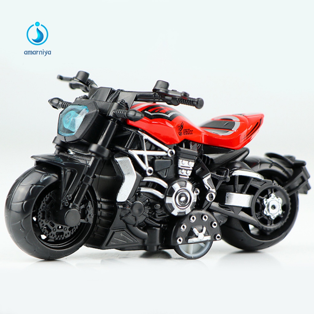 Xe Mô Tô Ducati Đồ Chơi Không Phai Màu Cho Bé Trai