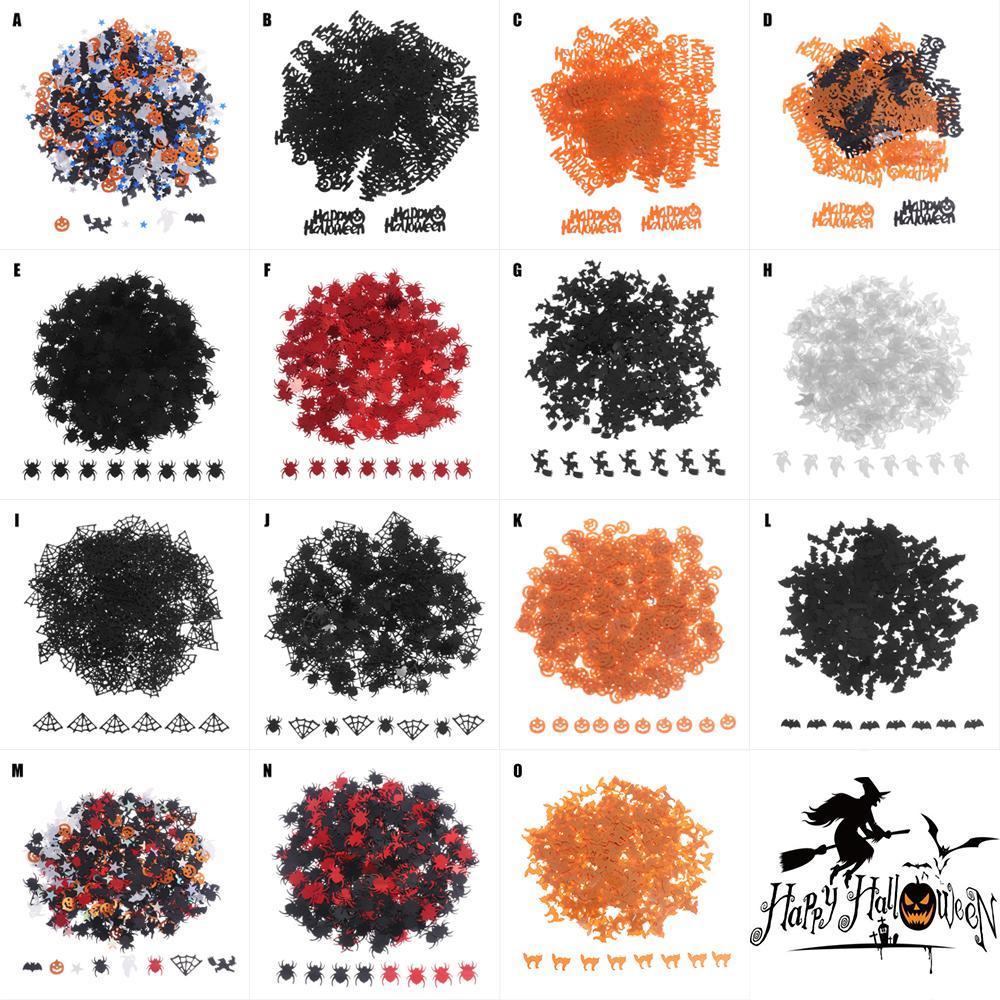 Túi 15g Vảy Kim Tuyến Lấp Lánh Hình Nhện / Mèo / Dơi Trang Trí Tiệc Halloween / Tiệc Cưới