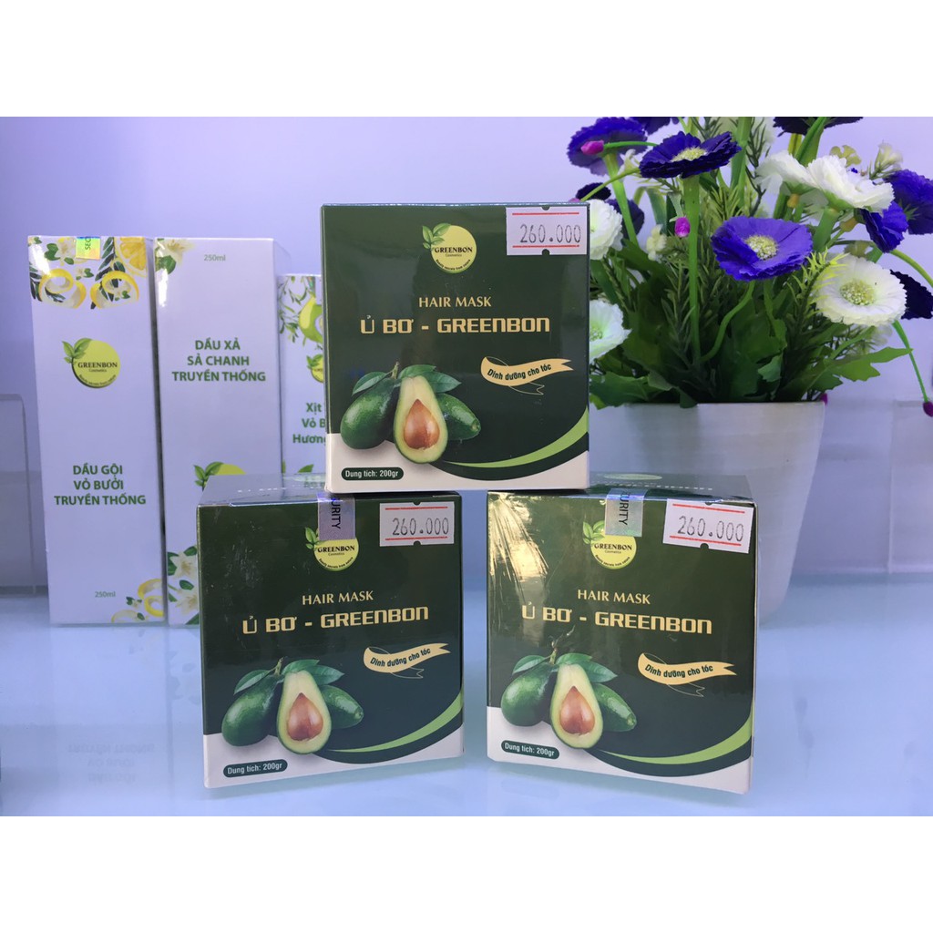 Ủ bơ dưỡng tóc phục hồi GREENBON | BigBuy360 - bigbuy360.vn