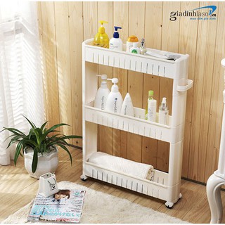 Kệ nhà bếp 3 tầng  Kệ 3 tầng có bánh xe  Kệ nhà bếp