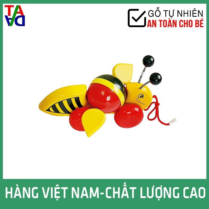 Đồ Chơi Gỗ VNXK Hợp Chuẩn, An Toàn Cho Bé - Các Con Kéo Dây Có Khớp