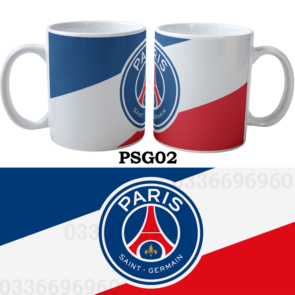 Cốc Sứ PSG Nhiều Mẫu - Cốc Đội Bóng PSG Loại 1 Có In Theo Yêu Cầu