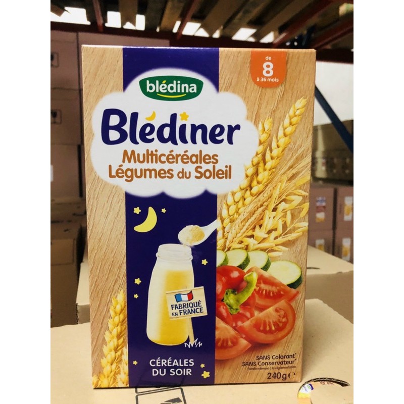 Bột lắc Bledina Pháp 8M vị rau củ 240gr