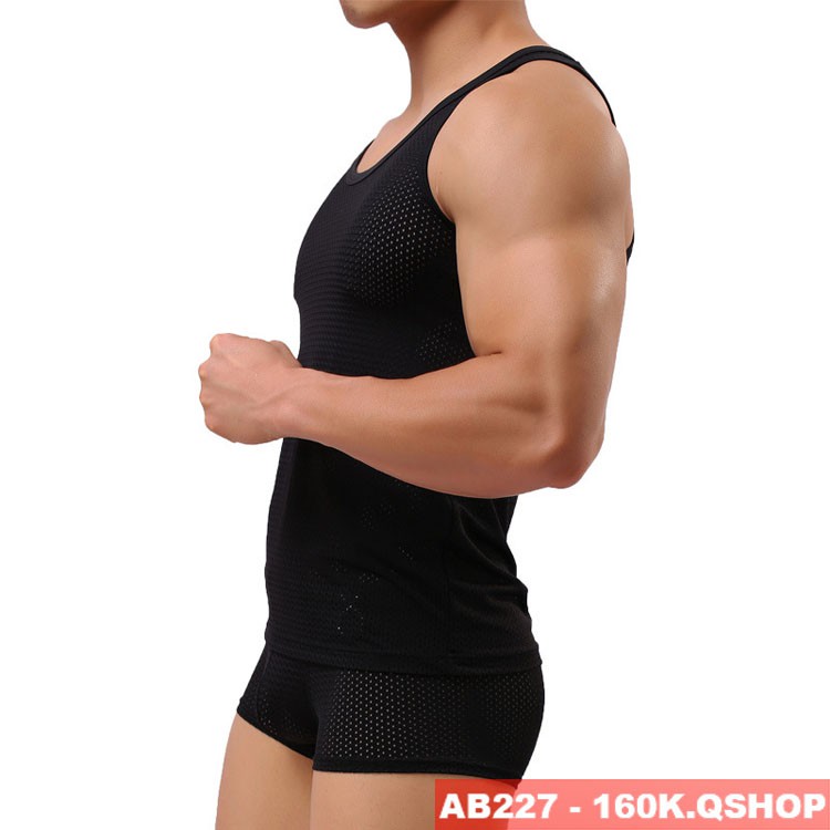 [SALE] ÁO 3 LỖ LƯỚI LỖ THOÁNG MÁT AB227