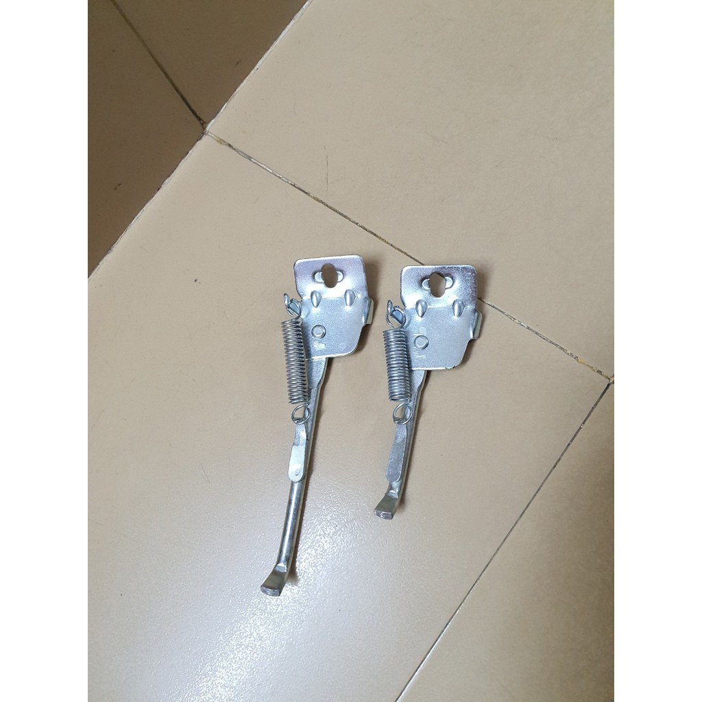 Chân chống mạ ống dầy dành cho xe đạp trẻ em cỡ lốp 12, 14, 16, 18, 20