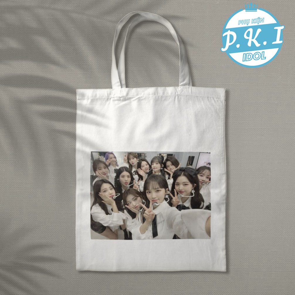 Túi Tote In Hình Nhóm Nhạc IZ*ONE 2021 - QUÀ TẶNG K-POP